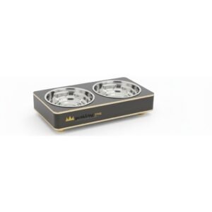Elevated Slow-Feeder Bowl Set